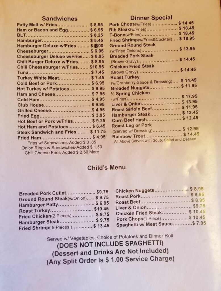 Avalon Restaurant Menu 7
